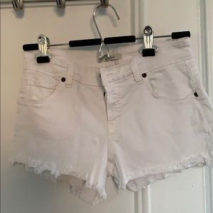 Rich and Skinny White Jean Shorts